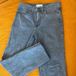 Madewell Grey/Gray Wash Stovepipe Jeans Sz 26 new without tags NWT